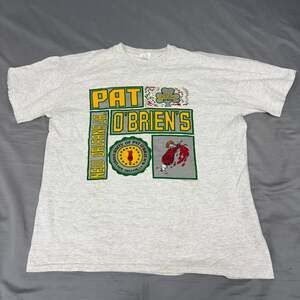 Vintage 90's Men’s Pat‎ O'briens New Orleans Famous Bar Big Logo Size XXL